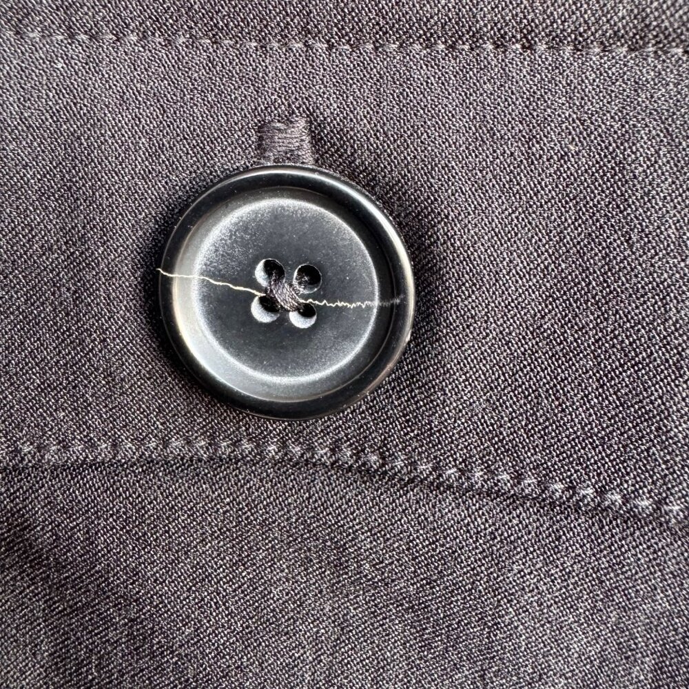 Banana Republic Womens Mini Pique Utility Jacket Shacket M Button Pockets Zip - Picture 9 of 10
